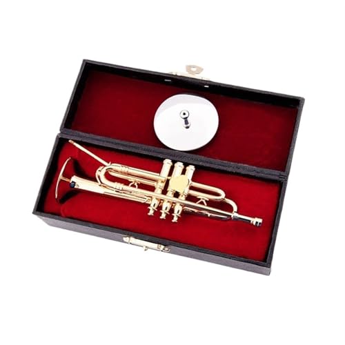 Musikinstrument-Ornament-Set Trompeten-Musikinstrumentenmodelle In Verschiedenen Größen Heimdekoration Geschenke Für Freunde(12 cm) von MJHYUGR