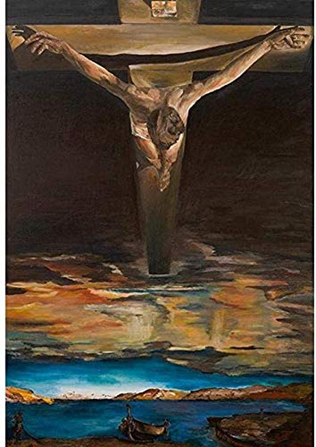 MKAN Puzzle Salvador Dali Erwachsene Puzzle Puzzle 1000 Stück, Christus des Heiligen Johannes Vom Kreuz Surrealistische Religiöse Puzzles 50X75CM von MKAN