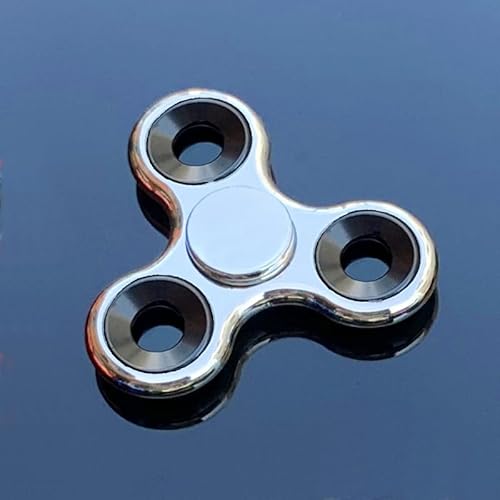 Fidget Spinner Spielzeug, 1pcs Dreimal Drehendes Spielzeug, Hochgeschwindigkeit Stressabbau Spielzeug, Konzentrieren, Einfach zu Tragen, Geschenke für Kinder und Freunde von MKKZLPN