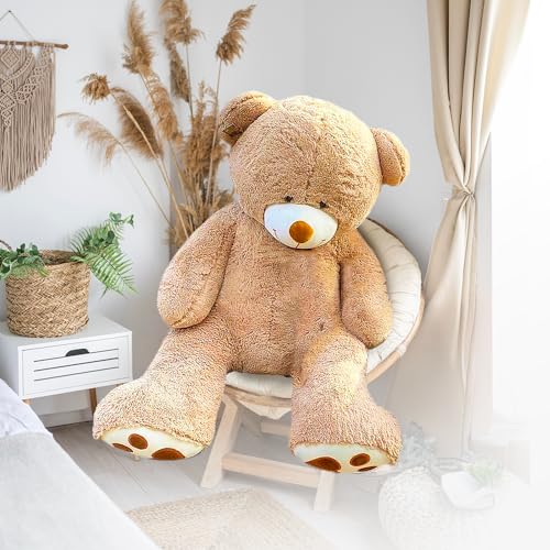 MKS XXL Teddybär 200cm – Riesenkuscheltier für Kinder & Erwachsene – Weiches XXL Plüschtier zum Kuscheln – Großer Teddybär als Geschenk für Geburtstag & Valentinstag – Flauschig & hautfreundlich von MKS