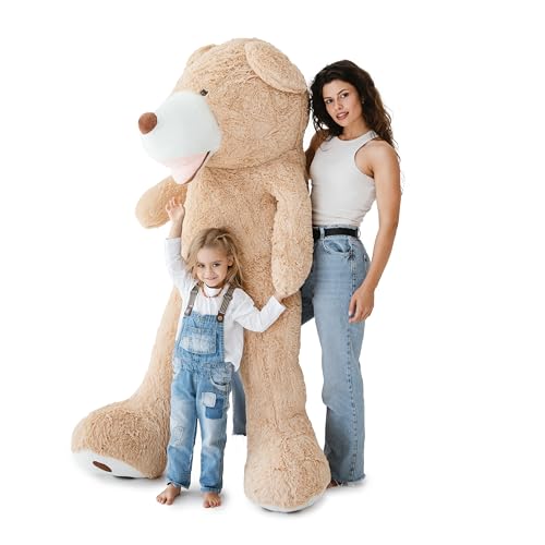 MKS. Riesen Teddybär XXL Kuschelbär 200cm groß Plüschbär - Original Teddy Bär Braun (200 cm) von MKS.