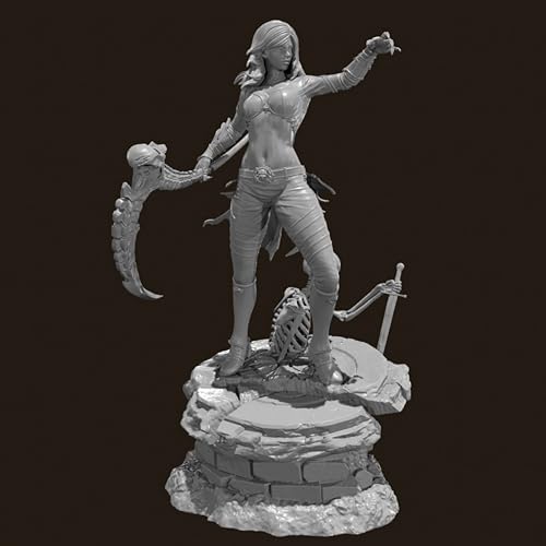 MLCYYJS 1/24 Ancient Female Warrior Resin Soldier Kit Unbemalt und unmontiert Figur Resin Model Kit // x9D6L3 von MLCYYJS