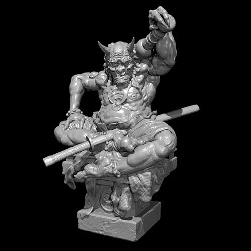 MLCYYJS 1/24 Ancient Hell Samurai Resin Soldier Model Kit Unbemalt und unmontiert Figur Resin Model Kit // x9D5L1 von MLCYYJS