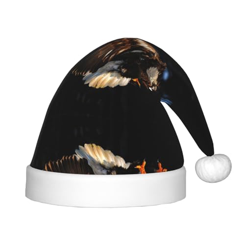 MLTRFGJ Weihnachtsmütze für Kinder, 3D-Weißkopfseeadler, geeignet für Urlaub und Party-Dekoration MLTRFGJ Weihnachtsmütze für Kinder, 3D-Weißkopfseeadler, geeignet für Urlaub und Party-Dekoration von MLTRFGJ