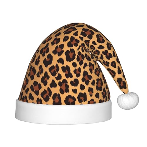 MLTRFGJ Weihnachtsmütze für Kinder, Leopardenmuster, geeignet für Urlaub und Party-Dekoration MLTRFGJ Weihnachtsmütze für Kinder, Leopardenmuster, geeignet für Urlaub und Party-Dekoration von MLTRFGJ
