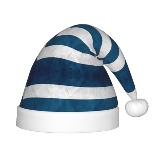 MLTRFGJ Weihnachtsmütze für Kinder, mit griechischer Flagge, geeignet für Urlaub und Partydekoration MLTRFGJ Weihnachtsmütze für Kinder, mit griechischer Flagge, geeignet für Urlaub und Partydekoration von MLTRFGJ