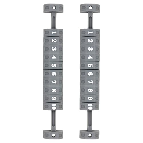 MLWSKERTY 2pcs 10 Zahlen Scoring Score Counter Indicators Tabelle Fußball Zählerbewertungsküster Für Standard Foosball Tabelle von MLWSKERTY