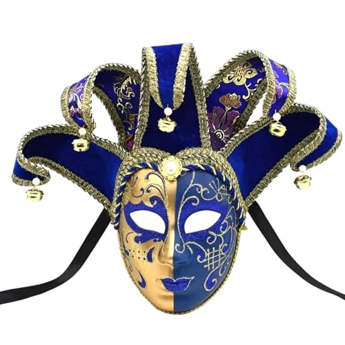 MLWSKERTY Carnivals Maske Masquerade Maske Halloween Maske Jesters Party Maske Mardi Gras Venezianer Maske Für Die Wanddekoration von MLWSKERTY