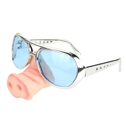 MLWSKERTY Cosplay-Brille für Halloween-Party-Requisiten, Halloween-Brille, lustige Nasenbrille von MLWSKERTY