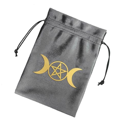 MLWSKERTY Flanell Tarot Runen Tasche Würfel Kordelzug Schmuckbeutel Hand Geschenktasche Zur Aufbewahrung Von Brettspielkarten von MLWSKERTY