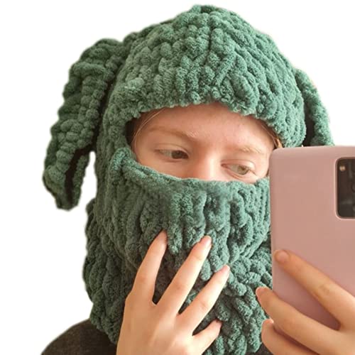 MLWSKERTY Gestrickte Frauen Winter Woolen Kappe Nette Cosplay Kostüm Für Teenager Erwachsene Größe Dame Kopfschmuck von MLWSKERTY