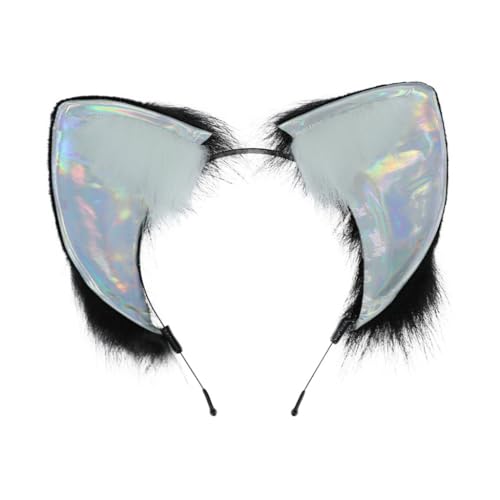 MLWSKERTY Haarreif für Damen, schimmerndes Biest, für Rollenspiele, Anime, Dienstmädchen, Party, Kostüm, Mädchen, Animation, Haarstyling, Haarband MLWSKERTY Haarreif für Damen, schimmerndes Biest, für Rollenspiele, Anime, Dienstmädchen, Party, Kostüm, Mädchen, Animation, Haarstyling, Haarband von MLWSKERTY