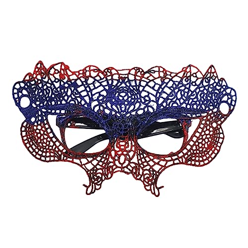 MLWSKERTY Halbes Gesicht Augenmaske Sexy Spitze Kostüm Weihnachten Halloween Mädchen Frauen von MLWSKERTY
