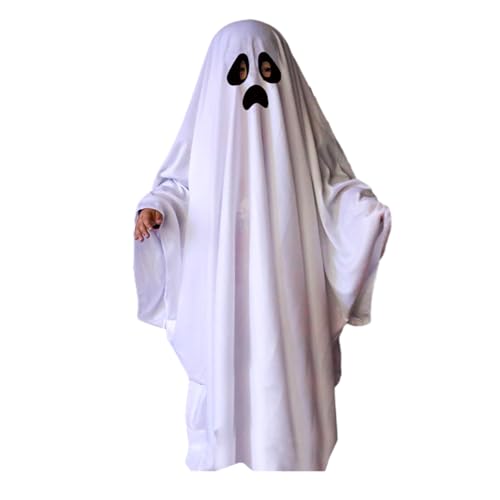 MLWSKERTY Halloween Kostüm Weißer Umhang Halloween Cosplay Rollenspiel Kostüm Party Outfits von MLWSKERTY