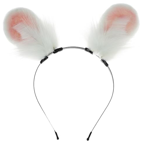 MLWSKERTY Künstliches Ohr Stirnband Cosplay Kostüm Haarhoop Party Kopfbedeckung Masquerade Kopfwege Rollenspiel Spiel Mädchen Anime Hairband von MLWSKERTY