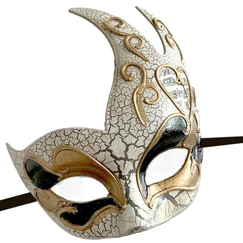 MLWSKERTY Maskerade Halbe Gesichtsbedeckung Maskerade Deko Augenmaske Für Frauen Halloween Maskerade Karneval Partys von MLWSKERTY