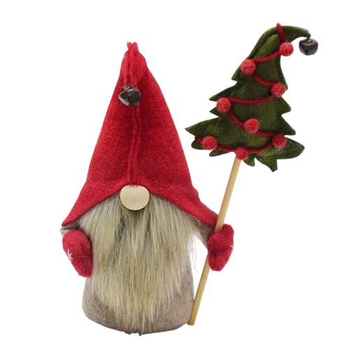 MLWSKERTY Nordische Weihnachtspuppen Schwedische Puppen Tomte Für Winterurlaubsambiente Weiche Filzpuppenfiguren von MLWSKERTY