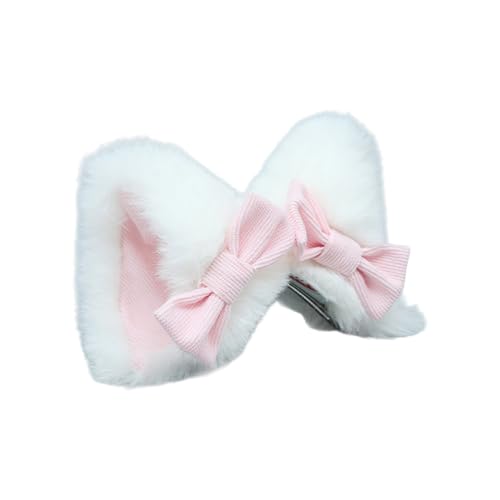 MLWSKERTY Pelzige Kätzchen Hair Clip Cosplay Party Cartoon Cosplay Halloween Cartoon Rollenspiele Kostüm Proms Party Live Show Kopfbedeckung von MLWSKERTY