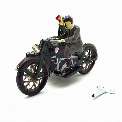 MLWSKERTY Tinplate Männer Dreiradspielzeug Einzigartiges Windup Design Für Erwachsene Und Kinder Vintage Mechanical Toy von MLWSKERTY