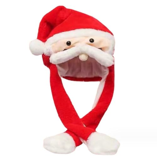 MLWSKERTY Verschmitzte Weihnachtskopfbedeckung Gesichtsschnurrbart Die Feiertagsoutfits Cosplay Weihnachtsmann von MLWSKERTY