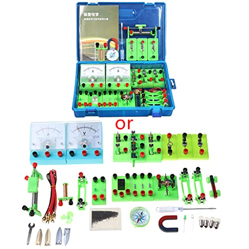 School Physics Labs Basic Electricity Discovery Circuit & Magnetism Experiment Kits for School Students Kids Gift Science Study Guide Workbook Kids von MLWSKERTY