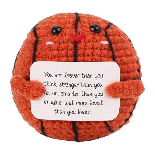 MLZTINGR Pocket Hug Basketball Glücksbringer Geschenke | Lustiges Geschenk für Männer, Frauen, Basketball-Fans zu Weihnachten | Einzigartige und emotionale Unterstützung Basketball-Geschenke von MLZTINGR