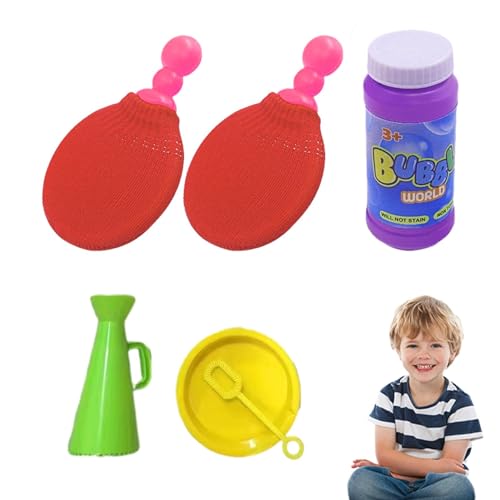 Berührbare Seifenblasen | Touchable Bubbles | Seifenblasen Set Für Kinder | Seifenblasen Stäbe | Bubble Ball Übungsmasse Tischtennistrainer | Seifenblasen Stab FüR Garten Spielzeug Kinder DraußEn von MLqkpwy