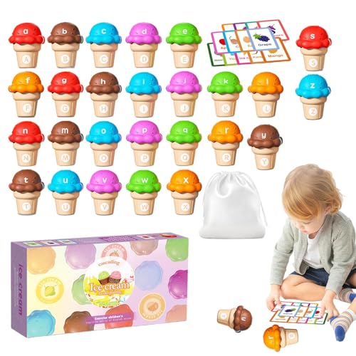 MLqkpwy Assoziationsspiel zum Lernen von Buchstaben, verschiedene Buchstaben, Lernspielzeug für Buchstaben/Zahlenstapel, Spielzeug zur Farberkennung, Feinmotorik-Spielzeug MLqkpwy Assoziationsspiel zum Lernen von Buchstaben, verschiedene Buchstaben, Lernspielzeug für Buchstaben/Zahlenstapel, Spielzeug zur Farberkennung, Feinmotorik-Spielzeug von MLqkpwy