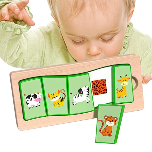 MLqkpwy Kinder-Matching-Spiel,Matching-Puzzle-Brett | Denksport-Puzzlespiel - Passendes Reise-Puzzlebrett, lehrreiches und interaktives passendes Puzzle-Spielzeug für Kinder ab 3 Jahren von MLqkpwy