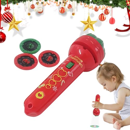 MLqkpwy Taschenlampen-Projektor für Taschenlampen-Projektor – Folien-Projektor mit Weihnachtsmotiven mit 3 Folien, Spielzeug für die frühe Bildung für die kognitive Bildung MLqkpwy Taschenlampen-Projektor für Taschenlampen-Projektor – Folien-Projektor mit Weihnachtsmotiven mit 3 Folien, Spielzeug für die frühe Bildung für die kognitive Bildung von MLqkpwy