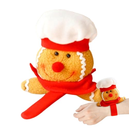 MLqkpwy Weihnachten Plüsch Schlag Armbänder, Weihnachten Slide Bands - Gewürz Mann Handgelenk Schlag Band Spielzeug | Kreatives und niedliches Plüschspielzeug, weiches Armband für MLqkpwy Weihnachten Plüsch Schlag Armbänder, Weihnachten Slide Bands - Gewürz Mann Handgelenk Schlag Band Spielzeug | Kreatives und niedliches Plüschspielzeug, weiches Armband für von MLqkpwy