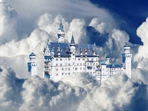 EIN über den Wolken schwebendes Schloss, 1500-teiliges Puzzle, kreativer Urlaub, dekorative Wandkunst, entspannendes Puzzle von MMACPUZZLE