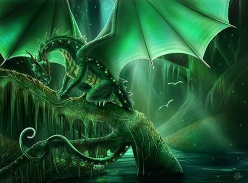 Mysteriöser Drache, 12000-teiliges Puzzle, lehrreiches und unterhaltsames Puzzle, bei dem jedes Teil perfekt passt von MMACPUZZLE