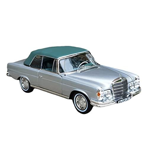 Legierung Umweltschutz Für 1968 Mercedes-Benz 280 SE Cabrio NOREV Original 1:18 Mercedes-Benz S-Klasse Alu-Simulation Automodell Metalldruckguss(Color:B) von MMMMWJWJ