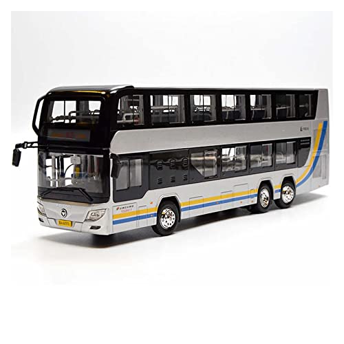 Legierung Umweltschutz Für Öffentliche Verkehrsmittel 1:43 Photon Ouhi New Energy Xiangyun Blue Double Deck Car Model Metalldruckguss(Color:B) von MMMMWJWJ