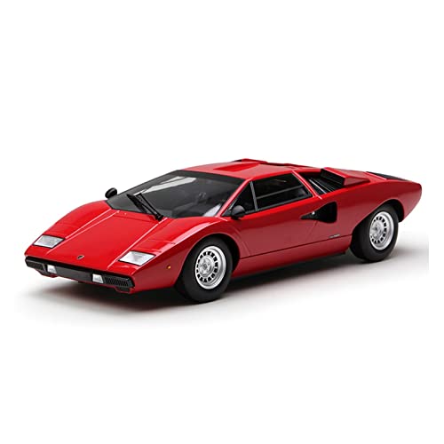 MMMMWJWJ Legierung Umweltschutz 1/18 Für Lamborghini Countach LP400 Alloy Druckguss Finished Static Display Car Collection Ornament Metalldruckguss(Color:A) von MMMMWJWJ