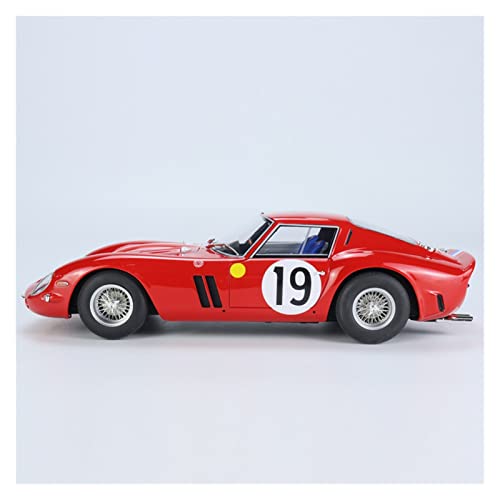 MMMMWJWJ Legierung Umweltschutz 1 18 Für Ferrari 250 GTO Resin Diecast Racing Car Model Static Simulation High End Collectible Souvenir Metalldruckguss (Color : Rot) von MMMMWJWJ