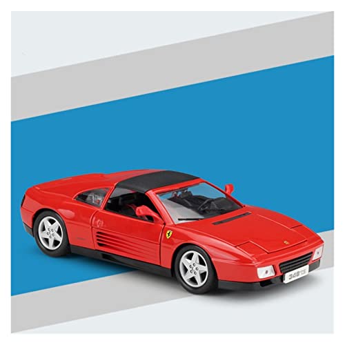 MMMMWJWJ Legierung Umweltschutz 1 18 Für Ferrari 348ts Legierung Klassisches Sportwagenmodell Diecast Metall Spielzeugfahrzeug Sammlung Ornament Geschenk Metalldruckguss(Rot) von MMMMWJWJ