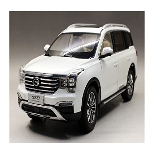 MMMMWJWJ Legierung Umweltschutz 1:18 Für GAC Trumpchi GS8 Trumpchi 2016 Geländewagen Aus Weißer Legierung Druckguss-Fertigautomodell Metalldruckguss von MMMMWJWJ