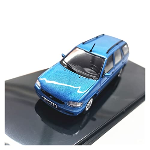 MMMMWJWJ Legierung Umweltschutz 1:43 Für Ford Escort Turnier 1996 Blau Legierung Statische Modellfahrzeuge Sammlungsanzeige Für Erwachsene Metalldruckguss von MMMMWJWJ