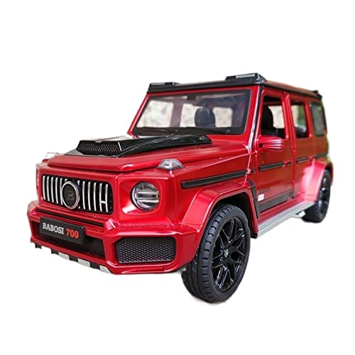 MMMMWJWJ Legierung Umweltschutz Für 1:18 Fit 700 SUV-Legierung Druckguss-Sound Und Leichtes Pull-Back-Geländewagen-Modellsammlung Dekorationsgeschenk Metalldruckguss(Color:A) von MMMMWJWJ