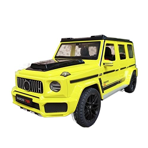 MMMMWJWJ Legierung Umweltschutz Für 1:18 Fit 700 SUV-Legierung Druckguss-Sound Und Leichtes Pull-Back-Geländewagen-Modellsammlung Dekorationsgeschenk Metalldruckguss(Color:D) von MMMMWJWJ