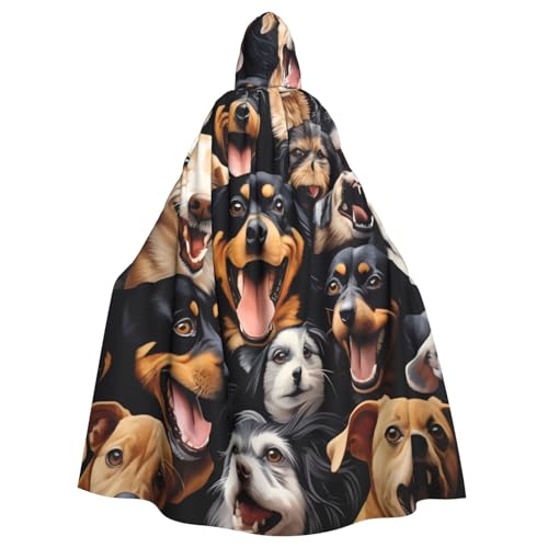 MMSJSBVY Dogs_Proc Kapuzenumhang Unisex Robe Capes Halloween Weihnachten Rollenspiel Kostüme Themenpartys und Comic-Konventionen von MMSJSBVY