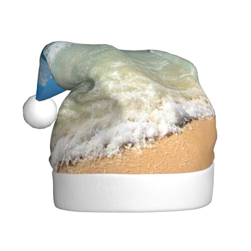 MMSJSBVY Weihnachtsmützen für Sandstrand, Weihnachtsmannmütze, Unisex-Mütze, Neujahrsfeiertag, Partyzubehör von MMSJSBVY