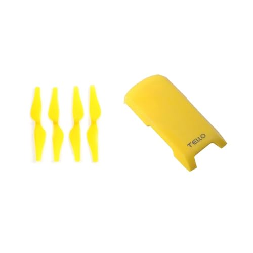 Propeller Guards Protector Prop Klingen Schutz Abdeckung Propeller Requisiten for DJI Tello Drone Körper Shell Propeller Zubehör (Size : P B Yellow) von MNCXMOBA