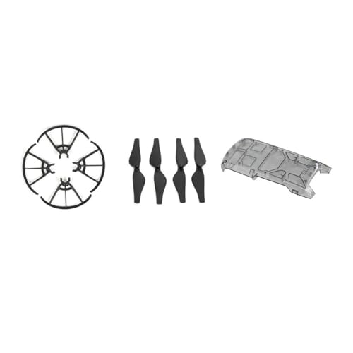 Propeller Guards Protector Prop Klingen Schutz Abdeckung Propeller Requisiten for DJI Tello Drone Körper Shell Propeller Zubehör (Size : PPB Gray) von MNCXMOBA