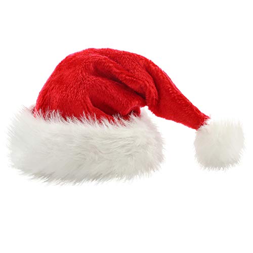 MNRIUOCII Cap Cute Dress dicker Hut Santa Holiday Soft Christmas Fancy Baseball Caps Mützen Kinder 44 (Red, One Size) von MNRIUOCII