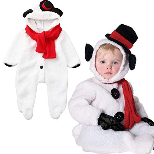 MNSWR 1. Weihnachten Baby,Baby Mädchen Strampler Junge Weihnachten Outfit Baby Rentier Beleuchtet Aussen Pyjamas Strampler Halloween Kostüm Kinder Baby Weihnachten Outfit,Stricker Strampler Baby Ers von MNSWR