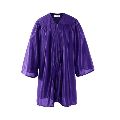 MNSWR Abschluss Kleid,Kinder Talar Doktorhut Bachelor Kostüm Graduated Graduation Party Taufe/Klerus Chor Robe für Vorschule/Kindergarten(Lila,4-5 Jahre) von MNSWR