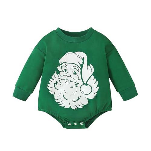 MNSWR Baby Weihnachten Outfit Kleidung,Baby Erstausstattung Neugeborene Set Baby Strampler Bedrucken Hirsch Kostüm Baby Playmobil Weihnachten Baby Kostüm Baby Strampler Lustig Mädchen Weihnachten Kl von MNSWR